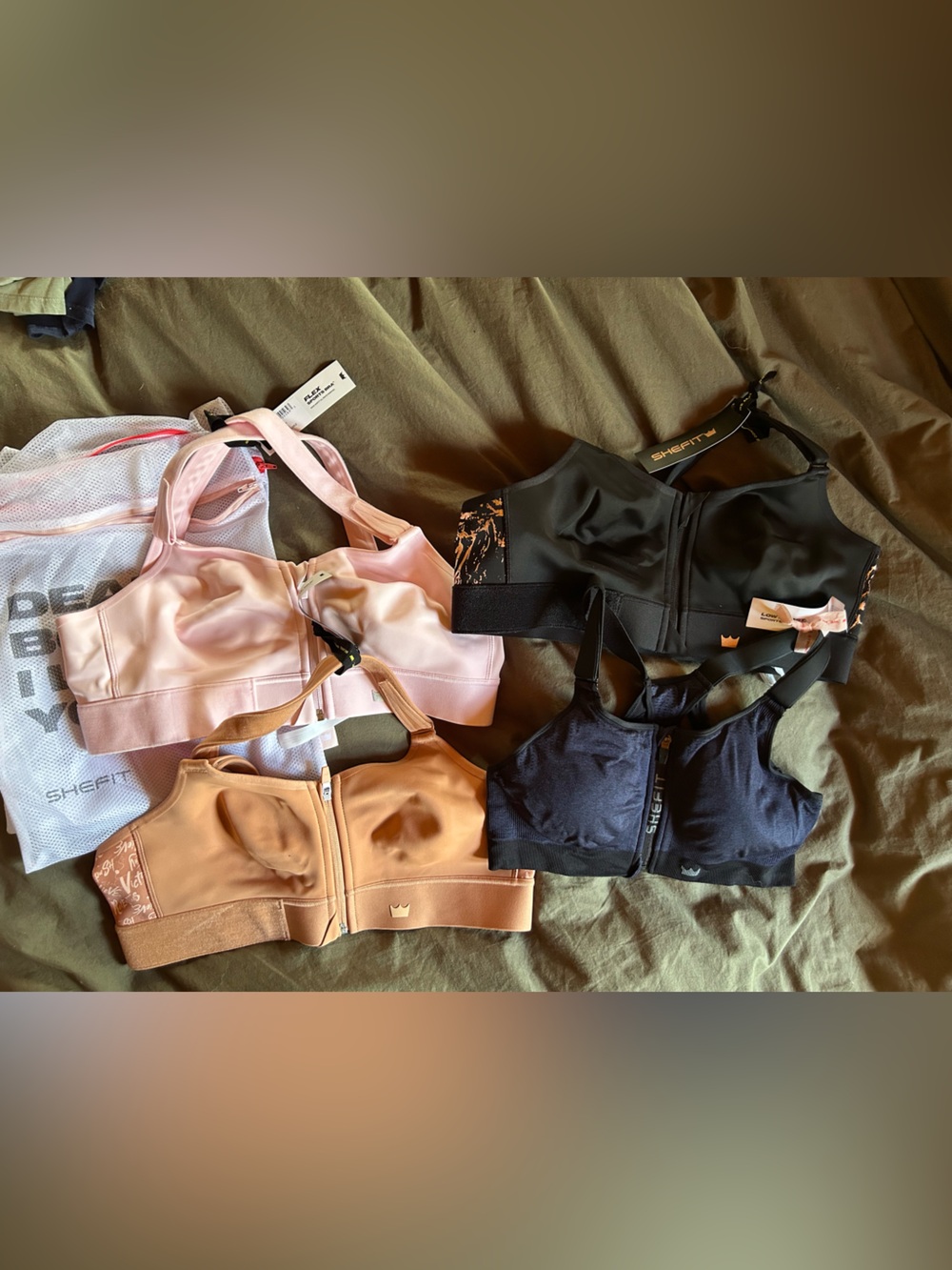 NWT SheFit sports bras bundle